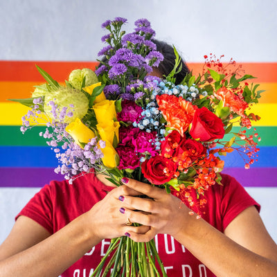 Celebrating Pride Day with the Vibrant Colors of Flowers