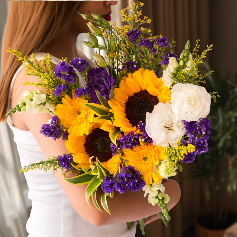 Dawn Spring I rose bouquet I Same day delivery – Shades of Spring