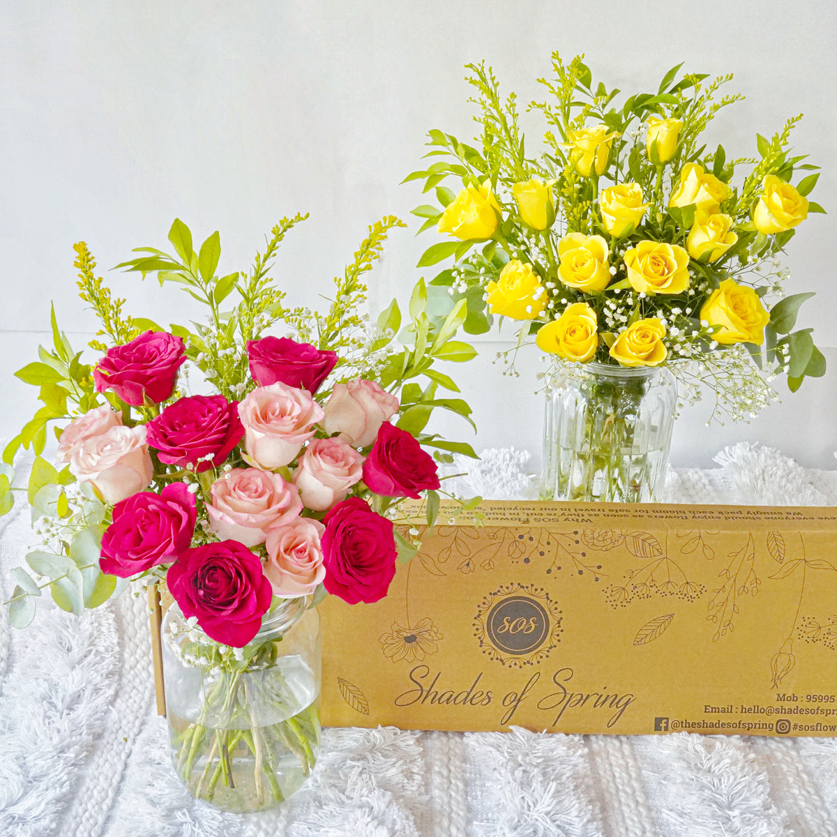 Rosie Posie Flowerbox Subscription Shades of Spring