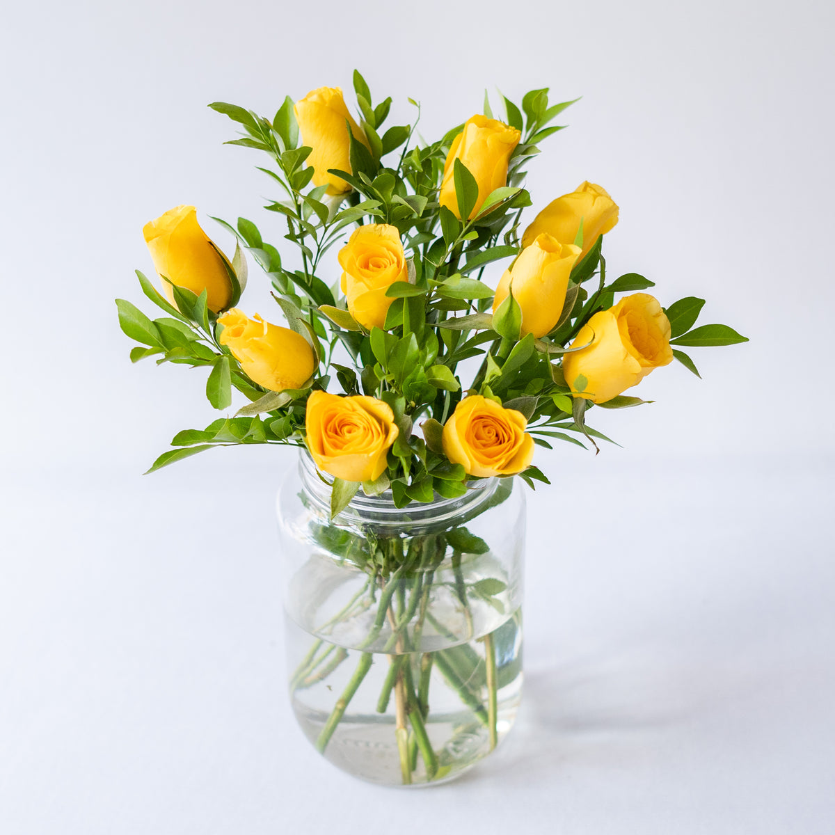 Roses Yellow - 10 Stems – Shades of Spring